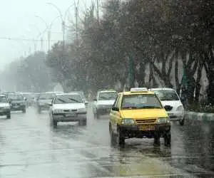 ویدیو  -  بارش شدید تگرگ مردم تبریز را غافلگیر کرد