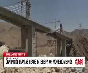 ویدیو  -  روایت خبرنگار cnn از تخریب بزرگ ترین پل خاورمیانه در ایران