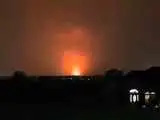 ویدیو  -  آتش سوزی گسترده در شرق مسکو