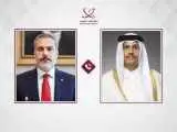مذاکره وزرای خارجه قطر و ترکیه درمورد آتش بس