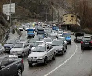 ترافیک سنگین در این آزادراه