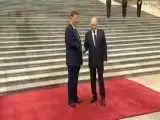 پوتین در دیدار با شی: دوست عزیزم، ما یک روز است که یکدیگر را ندیده ایم، اما انگار سه پاییز گذشته است -  شی: من از پوتین به گرمی استقبال می کنم