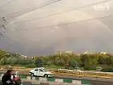 ویدیو  -  رخ نمایی رنگین کمان در جاده الموت استان قزوین