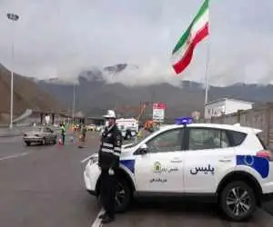 واکنش پلیس راهور به ادعای انسداد کامل ورودی های تهران در مراسم تشییع