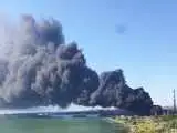 ویدیو  -  حمله روسیه به پالایشگاه نفت اوکراین