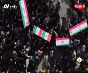 یا امام حسین ... + ویدئو  -  تعجب خانم مجری در پخش زنده تلویزیونی و مشاهده تابوت کوچک یک شهید