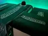 ویدیو  -  تابوت پیکر مطهر رهبر شهید انقلاب اسلامی، به همراه پیکرهای مطهر دختر، عروس، داماد و نوهٔ شهیدش