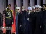 ویدیو  -  ادای احترام هیاتی از بیت معظم رهبر شهید انقلاب به پیکر مطهر امام شهید