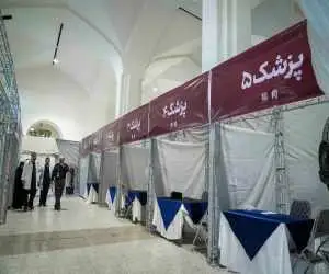 20 هزار کادر درمان در خدمت زائران  -  خدمات جهادی به نیابت از امام شهید امت انجام می شود