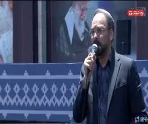 بغض و گریه تلخ مجری صدا و سیما در فراق رهبر شهید  -  ویدئو