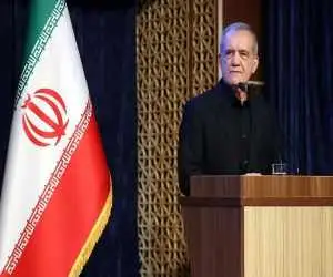ویدیو  -  پزشکیان: قول می دهم راه امام شهید را ادامه دهم