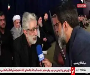 بغض حدادعادل در فراق دختر و نوه شهیدش  -  ویدئو