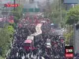 ویدیو  -  اتوبان شهید سلیمانی همچنان مملو از جمعیت