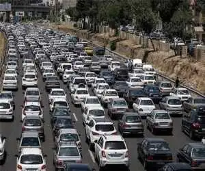 ترافیک سنگین در ورودی های تهران و جاده های شمال