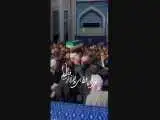 لحظات انتقال پیکر مطهر رهبر شهید پس از اقامه نماز امروز  -  ویدئو
