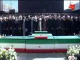 ویدیو  -  نماز بر پیکر رهبر شهید از زاویه  خاص!