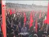 اشک های مردم در فراق رهبر با مداحی حاج محمود کریمی  -  ویدئو