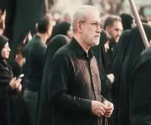 ویدیو  -  تصویرسازی با هوش مصنوعی از حضور شهید علی لاریجانی در آخرین دیدار