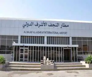 ویدیو  -   فرودگاه نجف آماده استقبال از پیکر مطهر رهبر شهید ایران میشود