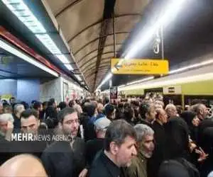 خروج موقت ایستگاه های مترو انقلاب و تئاتر شهر از مدار خدمت رسانی