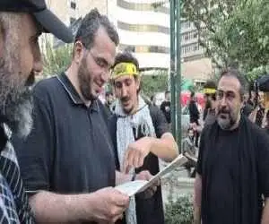 هنرمندان مقاومت به سوگ رهبر شهید نشستند