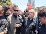 ویدیو  -  حضور دکتر پزشکیان پابه پای مردم ایران در مراسم تشیع آقای شهید ایران