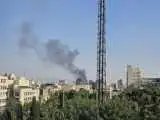 آتش سوزی انبار لوله و لوازم ساختمانی در خیابان سعدی