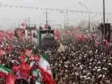 سفرت به خیر آقا -  تصاویری از وداع حماسی مردم قم با پیکر مطهر رهبر شهید و خانواده ایشان