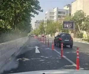 خطوط ویژه موقت در بزرگراه ها جمع آوری شد