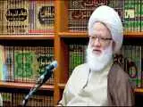 حضور مرجع عالیقدر حوزه علمیه نجف در تشییع رهبر شهید + ببینید