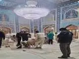 نخستین عکس از آرامگاه ابدی رهبر شهید در رواق دارالذکر حرم امام رضا(ع)  -  ببینید