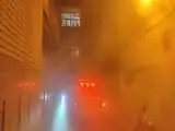 آتش سوزی منزل مسکونی 4 طبقه -  8 نفر نجات یافتند