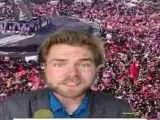 حیرت فعال آمریکایی از جمعیت تشییع کنندگان رهبر شهید!
