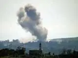 ویدیو  -  آتش سوزی گسترده در جنوب لبنان بر اثر حملات توپخانه ای اسرائیل