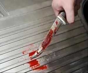پدرکشی با یک ضربه چاقو -  عکس