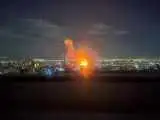 ویدیو  -  لحظه اصابت پرتعداد بالستیک های میان برد ایران به پایگاه ایالات متحده در اردن
