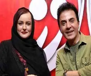 نعیمه نظام دوست در کنار عمو پورنگ بر سر مزار مادرش  -  ببینید