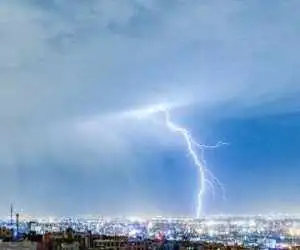 رگبار باران و رعد و برق در 9 استان