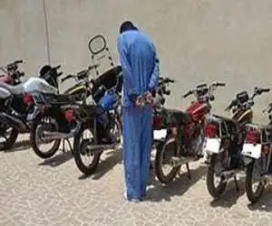 سرقت حرفه ای موتورسیکلت با ترفند عجیب