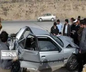 تصادف مرگبار 2 خودروی پژو و توسان -  آمار فوتی ها و مصدومان