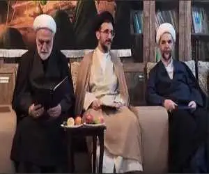 حضور رئیس عدلیه در منزل شهید خطیب  -  ویدئو