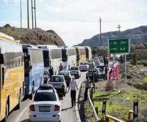 آخرین وضعیت ترافیک محورهای اربعین -  مرز مهران انتخاب 60 درصد زائران