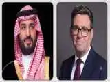 گفتگوی بن سلمان با نخست وزیر انگلیس درمورد منطقه