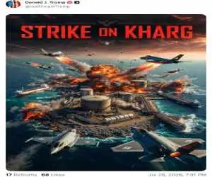 ترامپ خارک را تصرف کرد! + عکس