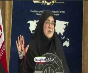 ماجرای تسبیحی که در دستان خانم سخنگو بود  -  ویدئو