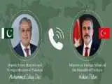 گفتگوی تلفنی وزیران خارجه ترکیه و پاکستان