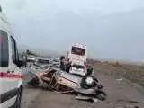 مرگ دردناک نوزاد 6 ماهه در تصادف زنجیره ای -  آمار مصدومان