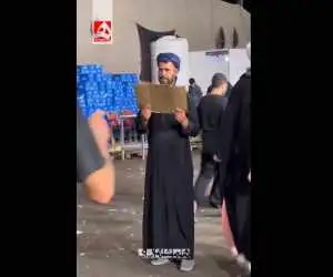 از باد زدن زائران با یک تکه مقوا تا برافراشتن پرچم خونخواهی + ویدئو