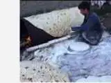 ویدئو  -  نان غول پیکر پاکستانی