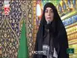 پاسخ الهام چرخنده به ترامپ + ویدئو  -   زلف هایمان را، پایین چادرهایمان را گره زدیم به ریشه هایمان